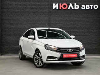 2021 Lada (ВАЗ) Vesta I, белый, 900000 рублей, вид 3