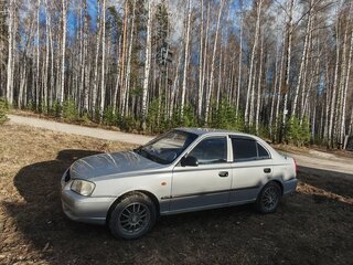2004 Hyundai Accent ТагАЗ II, серый, 256000 рублей, вид 4