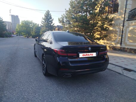 2023 BMW 5 серии 523d VII (G30/G31/G38) Рестайлинг, синий, 4800000 рублей, вид 4