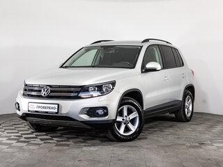 2013 Volkswagen Tiguan I Рестайлинг, серебристый, 1349000 рублей, вид 1