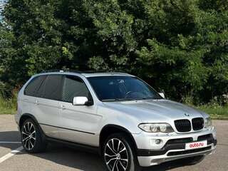 2005 BMW X5 4.4i I (E53) Рестайлинг, серебристый, 1200000 рублей, вид 3
