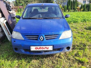 2007 Renault Logan I, синий, 105000 рублей, вид 1
