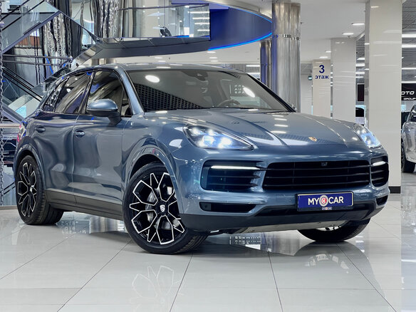2018 Porsche Cayenne III, голубой - вид 2