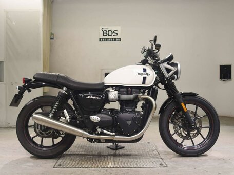 2019 Triumph Street Twin, белый, 757000 рублей, вид 2