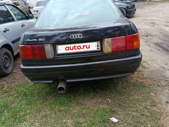 1990 Audi 80 IV (B3), чёрный - вид 3
