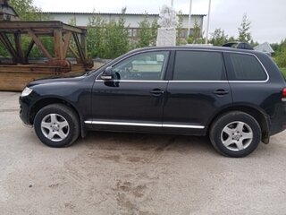 2007 Volkswagen Touareg I Рестайлинг, чёрный, 1450000 рублей, вид 3