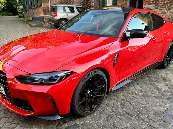 2023 BMW M4 Competition Package G82/G83, красный - вид 1