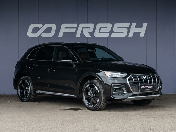 2021 Audi Q5 45 TFSI II (FY) Рестайлинг, чёрный, 4650000 рублей