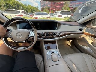 2014 Mercedes-Benz S-Класс 500 Long VI (W222, C217), чёрный, 2600000 рублей, вид 5