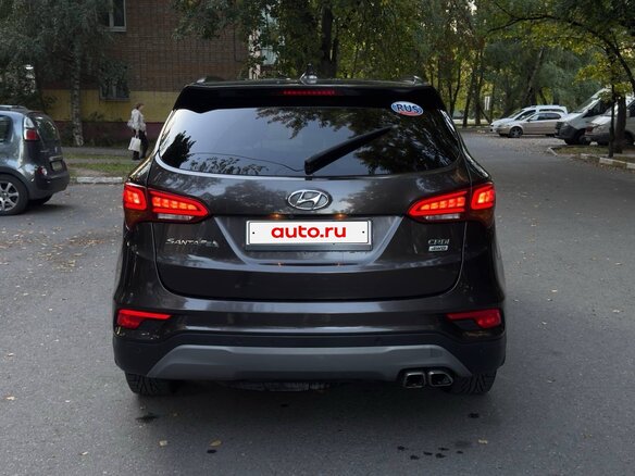 2017 Hyundai Santa Fe III Рестайлинг, коричневый, 2750000 рублей - вид 6