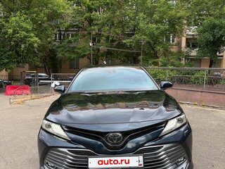 2018 Toyota Camry VIII (XV70), синий, 2820000 рублей, вид 2