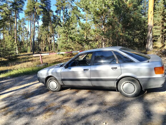 1990 Audi 80 IV (B3), серебристый, 150000 рублей - вид 13