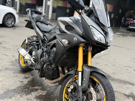 2015 Yamaha MT-09 Tracer (FJ-09), серый, 650000 рублей, вид 1