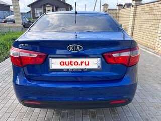2012 Kia Rio 4-speed III, синий, 697000 рублей, вид 4