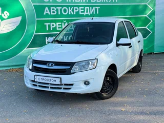 2013 Lada (ВАЗ) Granta I, белый, 375000 рублей, вид 1