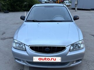 2005 Hyundai Accent II Рестайлинг, серебристый, 255000 рублей, вид 1