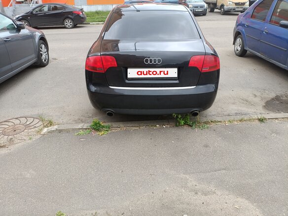 2007 Audi A4 III (B7), чёрный - вид 3