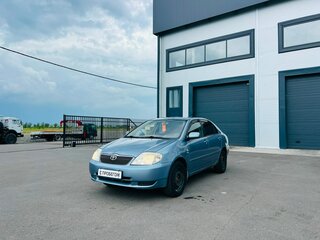 2003 Toyota Corolla IX (E120, E130), голубой, 609000 рублей, вид 2