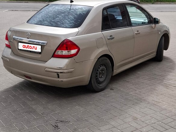 2011 Nissan Tiida I Рестайлинг, коричневый, 360000 рублей - вид 2