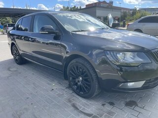 2014 Skoda Superb DSG II Рестайлинг, чёрный, 1100000 рублей, вид 2