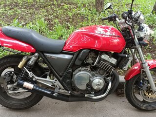 1996 Honda CB 400 Super Four, красный, 240000 рублей, вид 2