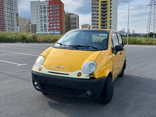 2005 Daewoo Matiz I Рестайлинг, жёлтый, 75000 рублей, вид 1