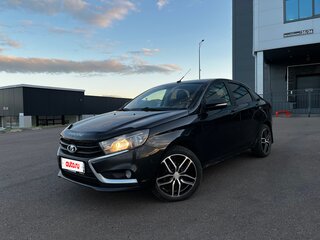 2016 Lada (ВАЗ) Vesta I, чёрный, 539000 рублей, вид 1