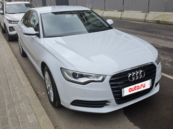 2012 Audi A6 IV (C7), белый, 1760000 рублей - вид 1
