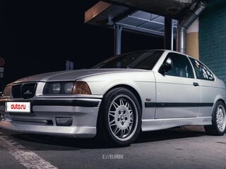 2000 BMW 3 серии Compact 316i III (E36), серебристый, 560000 рублей, вид 2