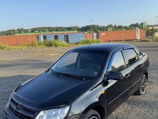 2015 Lada (ВАЗ) Granta I, чёрный, 350000 рублей, вид 3
