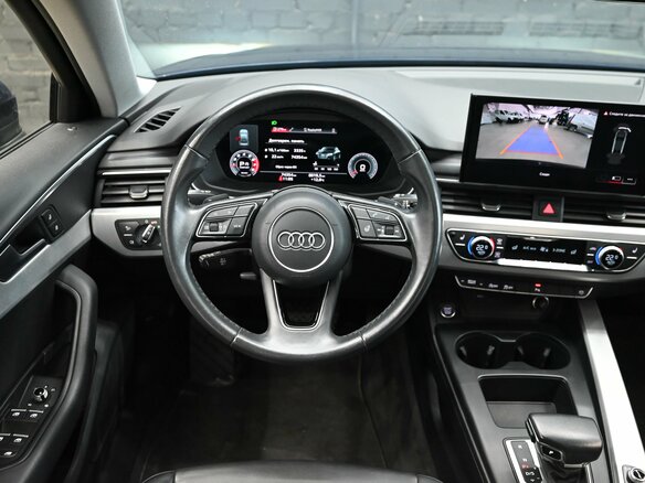 2021 Audi A4 35 TFSI V (B9) Рестайлинг, синий, 3380000 рублей - вид 12