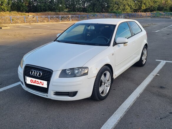 2008 Audi A3 II (8P) Рестайлинг 1, белый, 440000 рублей