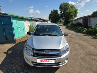 2012 Lada (ВАЗ) Granta I, серебристый, 415000 рублей, вид 1