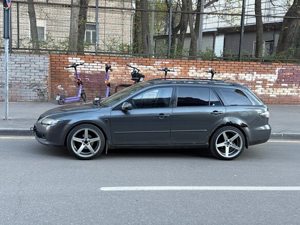 2005 Mazda 6 I (GG) Рестайлинг, серый, 410000 рублей - вид 14