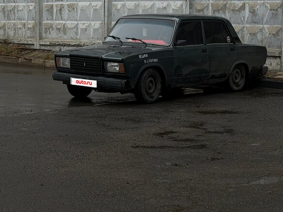 2011 Lada (ВАЗ) 2107, зелёный, 65000 рублей