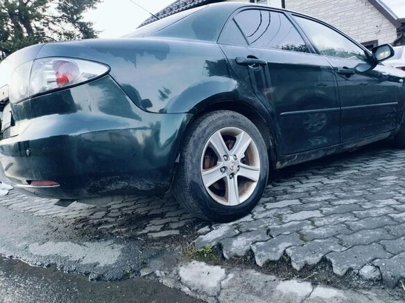 2005 Mazda 6 I (GG) Рестайлинг, зелёный, 450000 рублей - вид 2