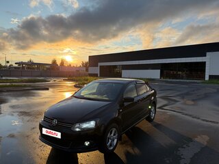 2012 Volkswagen Polo V, чёрный, 750000 рублей, вид 3