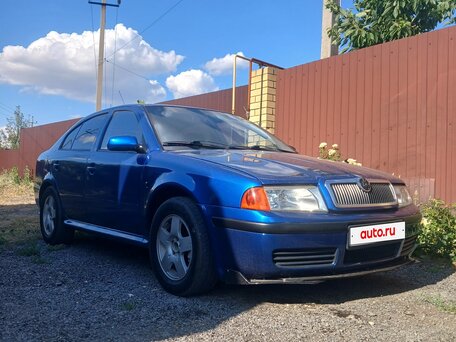 2001 Skoda Octavia I (A4) Рестайлинг, синий, 340000 рублей, вид 1