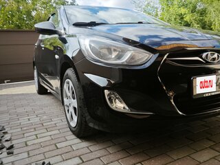 2011 Hyundai Solaris I, чёрный, 610000 рублей, вид 1