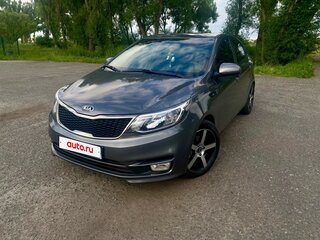 2016 Kia Rio III Рестайлинг, серый, 1150000 рублей, вид 2