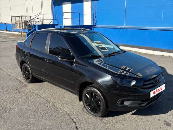 2024 Lada (ВАЗ) Granta I Рестайлинг, чёрный - вид 9