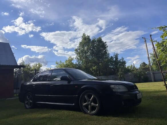 2002 Subaru Legacy III, чёрный, 430000 рублей - вид 4
