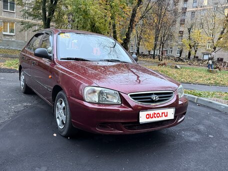 2007 Hyundai Accent ТагАЗ II, красный, 600000 рублей, вид 2
