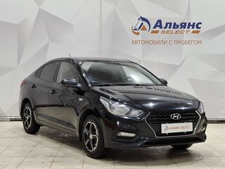 2017 Hyundai Solaris II, чёрный, 1120000 рублей, вид 1