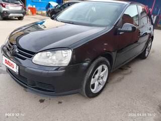 2005 Volkswagen Golf V, чёрный, 580000 рублей, вид 3