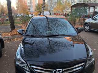 2016 Hyundai Solaris I Рестайлинг, чёрный, 1280000 рублей, вид 1
