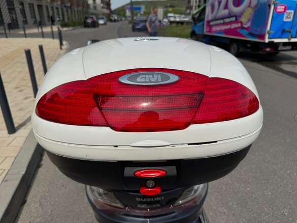 2012 Suzuki Burgman (SkyWave) 400, серый, 450000 рублей - вид 14