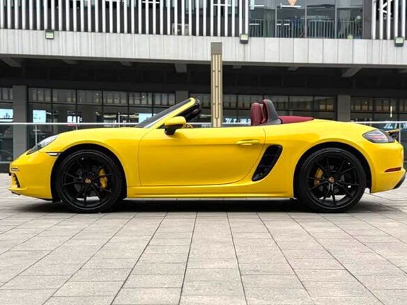 2022 Porsche Boxster IV 718 (982), жёлтый - вид 6