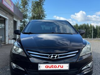 2015 Hyundai Solaris I Рестайлинг, чёрный, 880000 рублей, вид 1