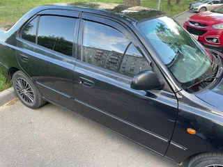 2011 Hyundai Accent ТагАЗ II, чёрный, 310000 рублей, вид 4